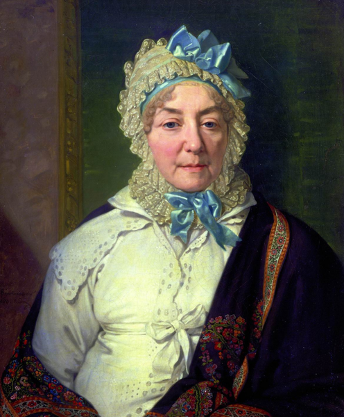 "Портрет Екатерины Александровны Архаровой", 1820, 76.3×61 см