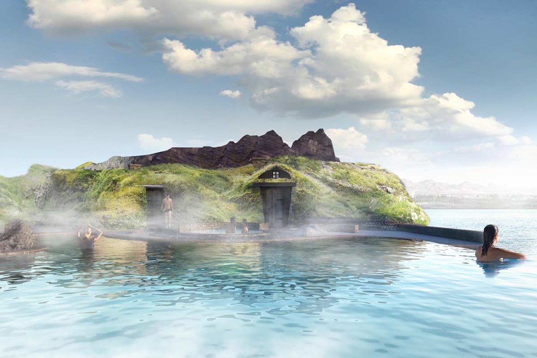 В Исландии на полуострове Карснес строят геотермальную лагуну с видом на океан гид,поездка,путешествия,страны,туризм