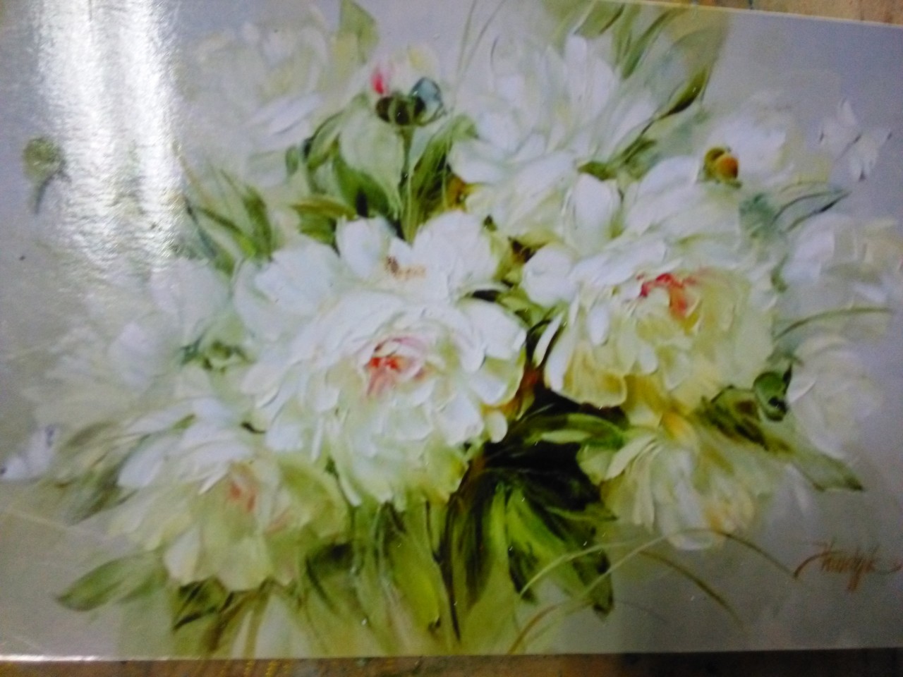 белые цветы фото картины