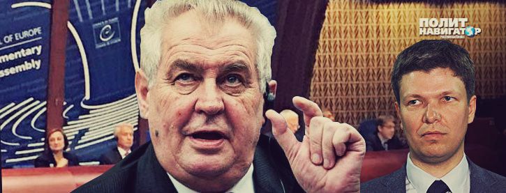 Украинский депутат в ПАСЕ обозвал президента Чехии «падлюкой»