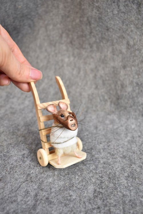 Войлочные мышки от Рейчел Остин Войлочные мышки от Рейчел Остин игрушки,из войлока,рукоделие,своими руками