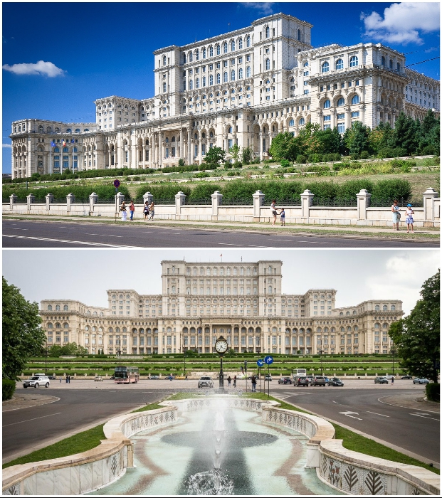 «Дворец Чаушеску» – самое большое здание в мире, над которым работало 700 архитекторов Parlamentului, Palatul, Румынии, только, Народа, Бухареста, который, здания, ансамбля, Парламента, полностью, создание, стали, самым, архитектурного, Чаушеску», строительства, строительство, чтобы, всего
