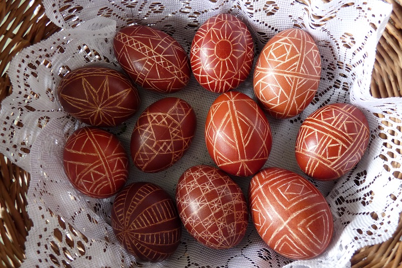 пасхальные яйца декор