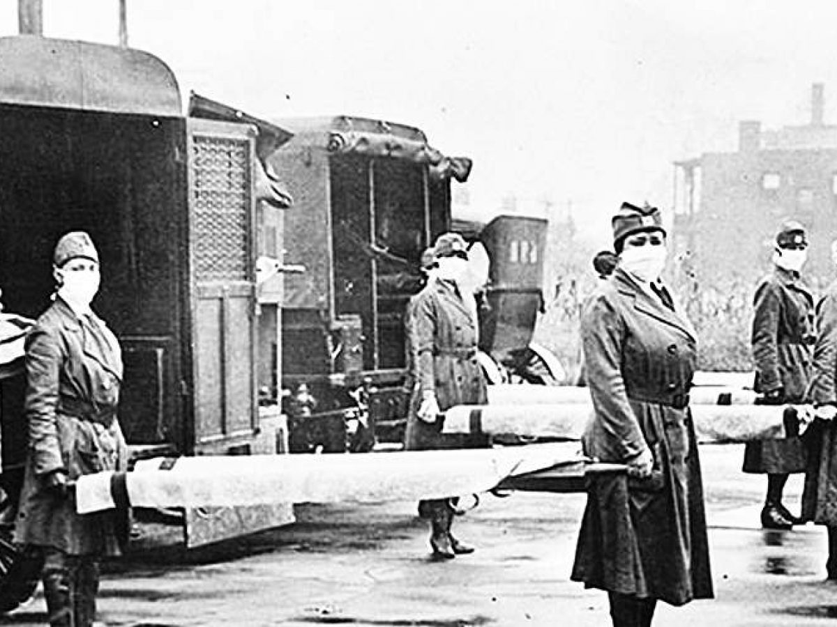 Медицинские маски 1918 года