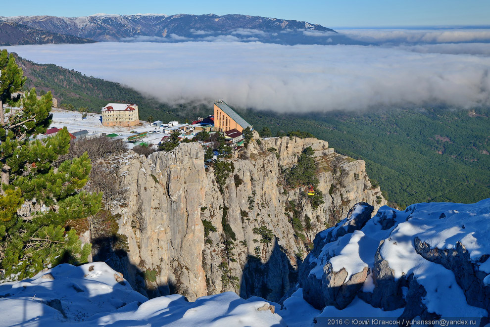 В Крыму над облаками