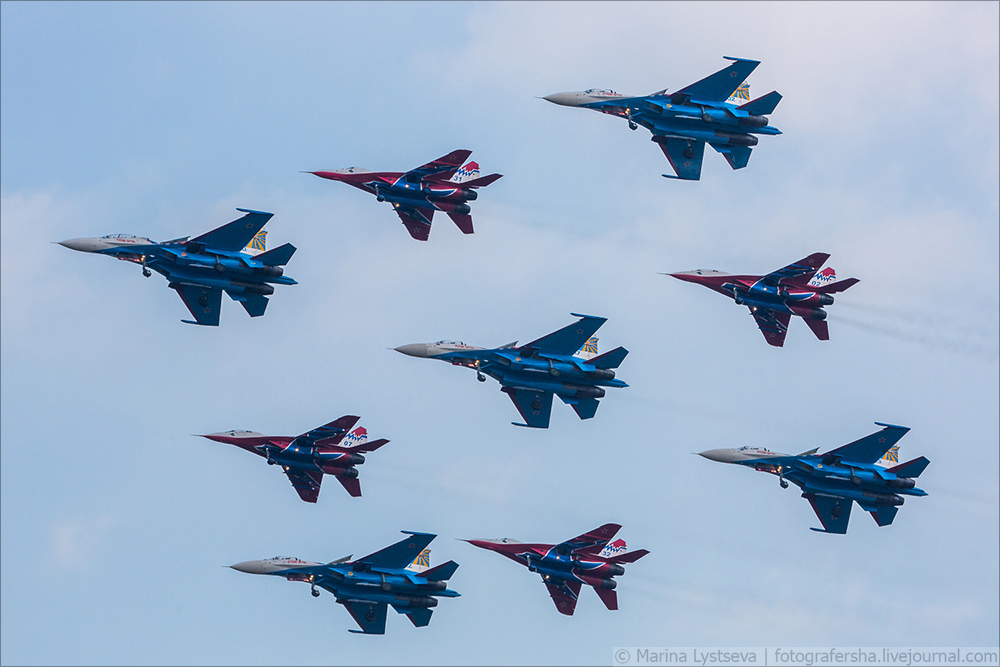 Русские витязи и Стрижи на China Airshow 2016