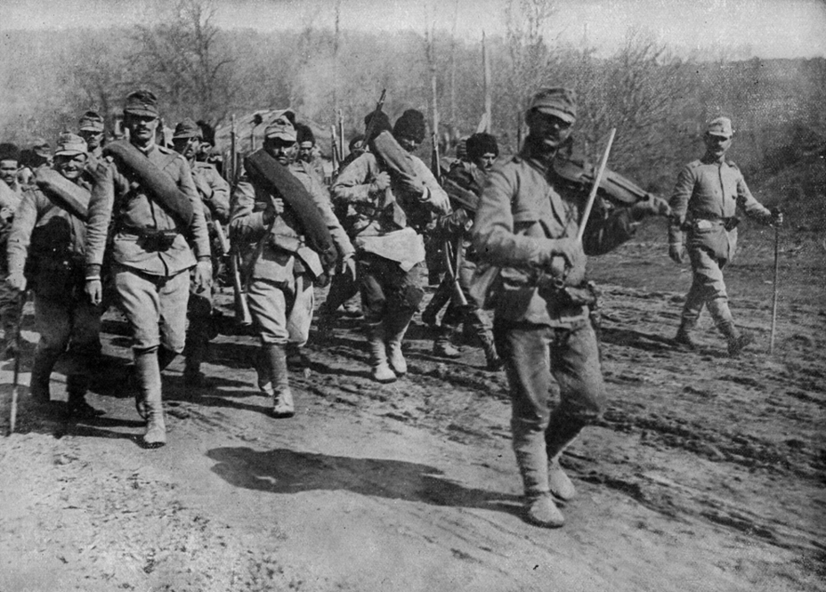 ​Румынское подразделение на марше во время Первой мировой войны - Фото дня: главное — участие | Военно-исторический портал Warspot.ru