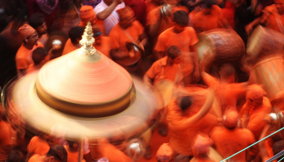 Фестиваль «Синдур Джатра» в Непале Фестиваль «Синдур Джатра» в Непале