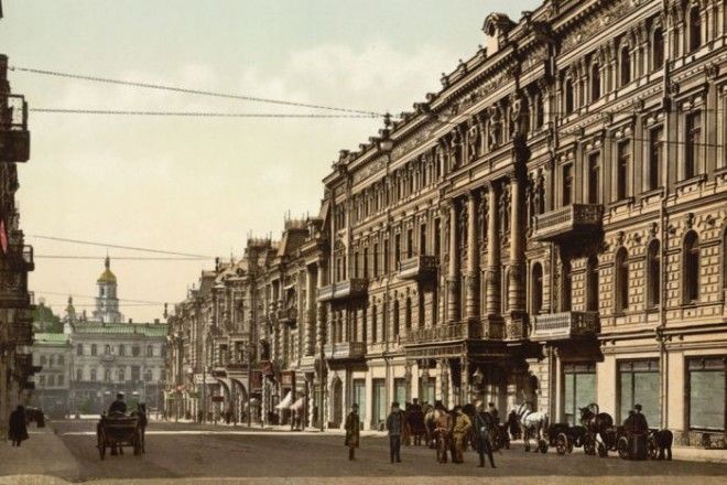 Киев 100 лет назад и сейчас (22 фото)