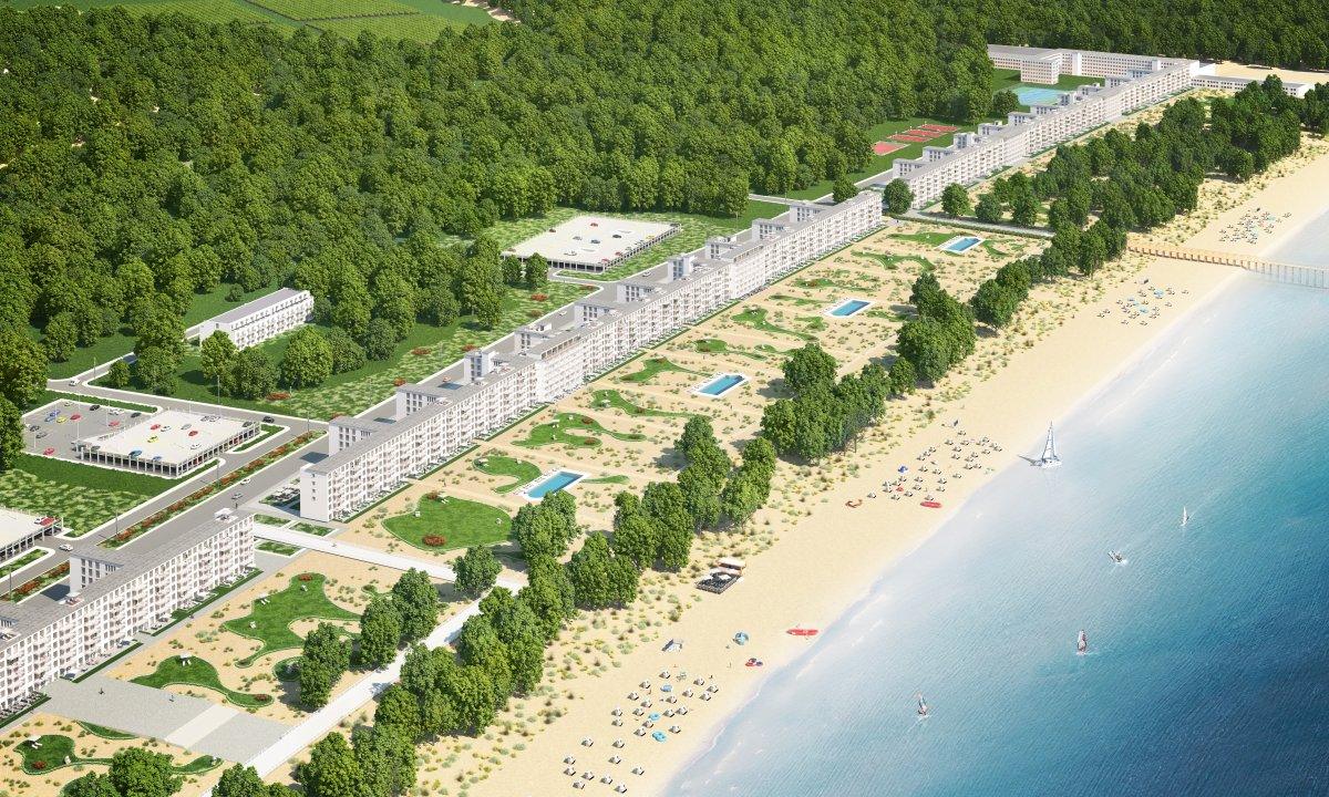 Заброшенный 4-километровый нацистский курорт Гитлера превращается в роскошное место отдыха