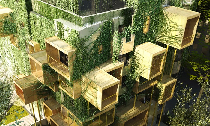 Деревянные кубы повысят энергоэффективность домов на 75 процентов.
