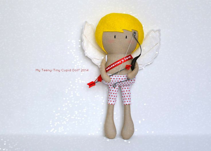 My Teeny-Tiny Cupid Doll® 2014 / 11" Handmade Fashion Dolls by Cook You Some Noodles®