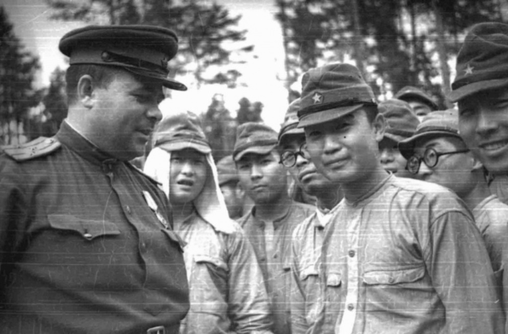 Японские пленники в 1945 году 