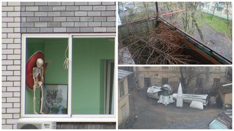 Тот случай ,когда выбросить жалко, а хранить негде балкон, мусор, прикол, хлам