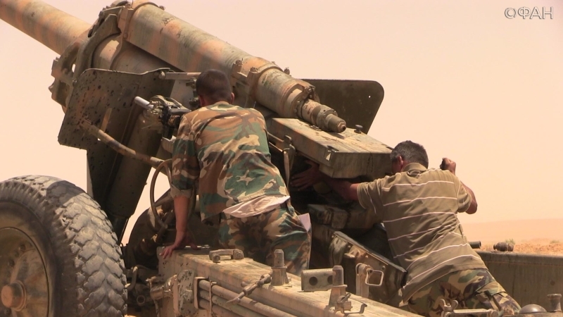 Артиллерия сирийской армии