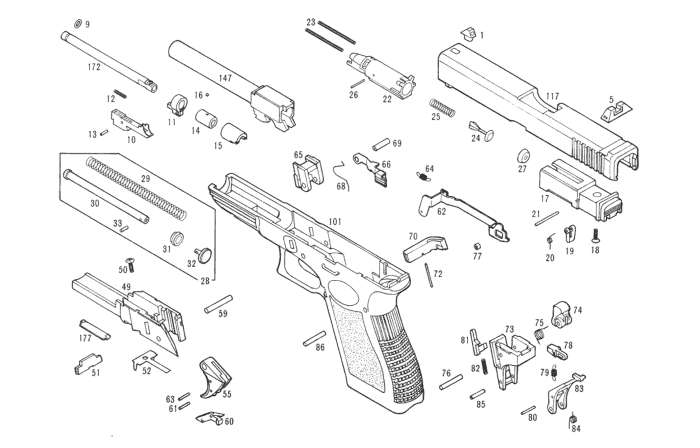 Пистолет Glock 17 оружие