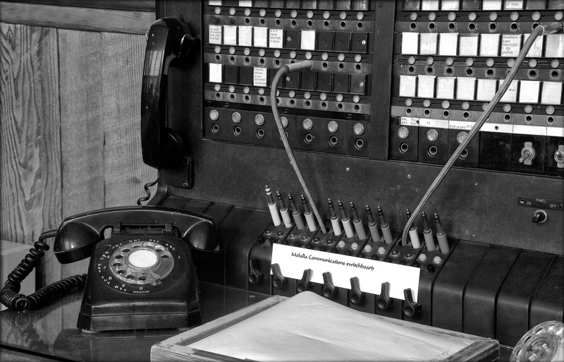 Telephone Exchange at the Molalla Historical Museum.