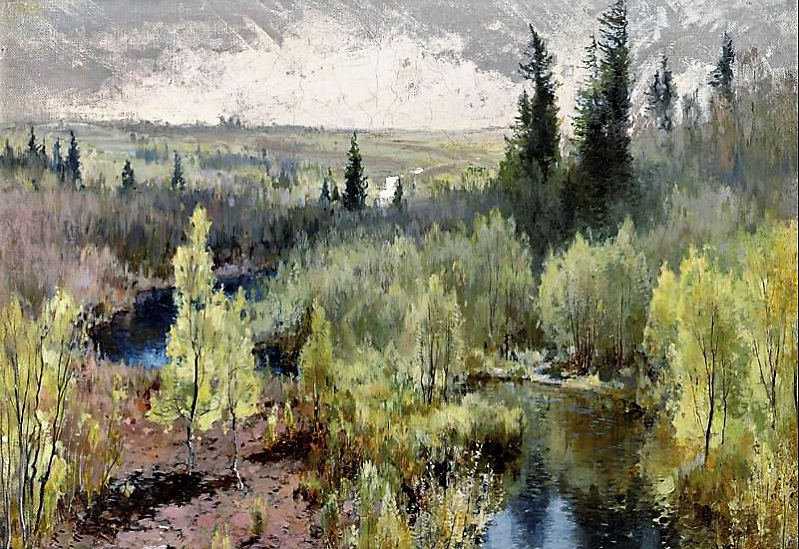 "Лес", 1890, холст, масло