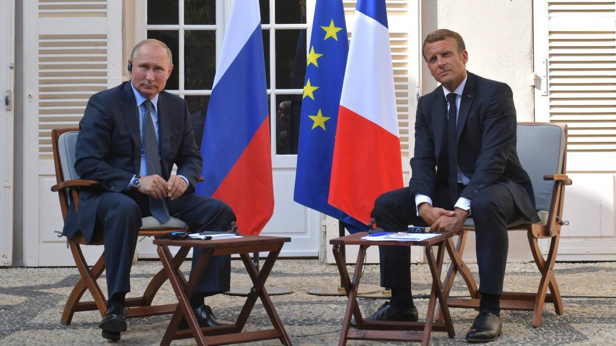 Елисейский дворец сообщил о планах Макрона и Путина провести новые переговоры