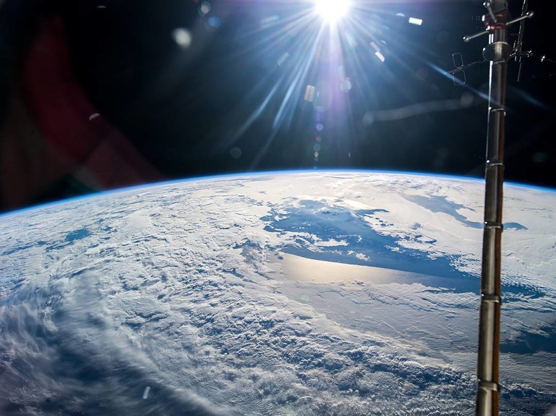 Подлетая к полуострову Камчатка Instagram, земля, космонавты