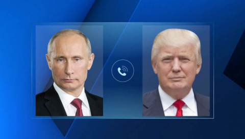 Телефонный разговор с Президентом США Дональдом Трампом и Президентом Казахстана Нурсултаном Назарбаевым