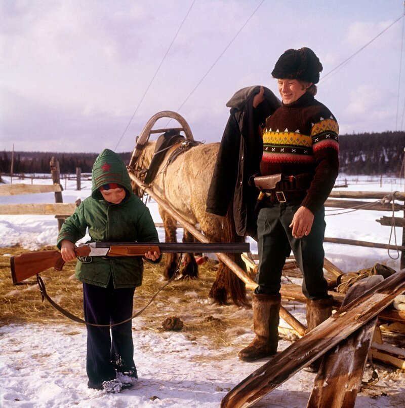 1970-е. На реке Лене 