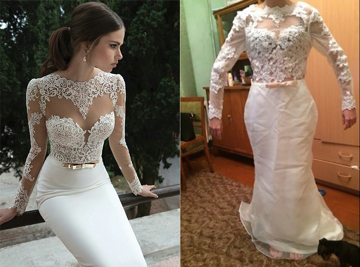 И правда горько: как выглядят свадебные платья с AliExpress И правда горько: как выглядят свадебные платья с AliExpress