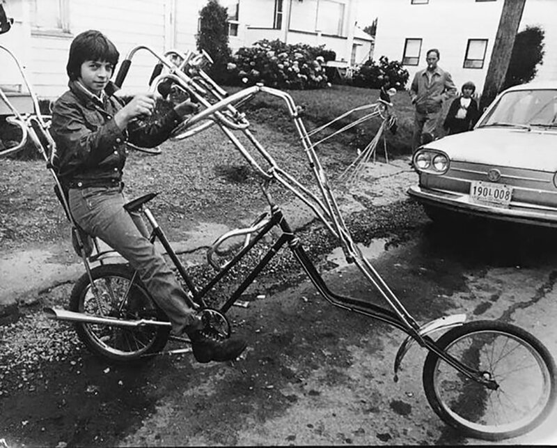 A chopper bike в начале 1970-х годов. 
