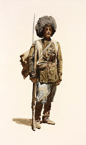 Укрепление Низовое сражается ...