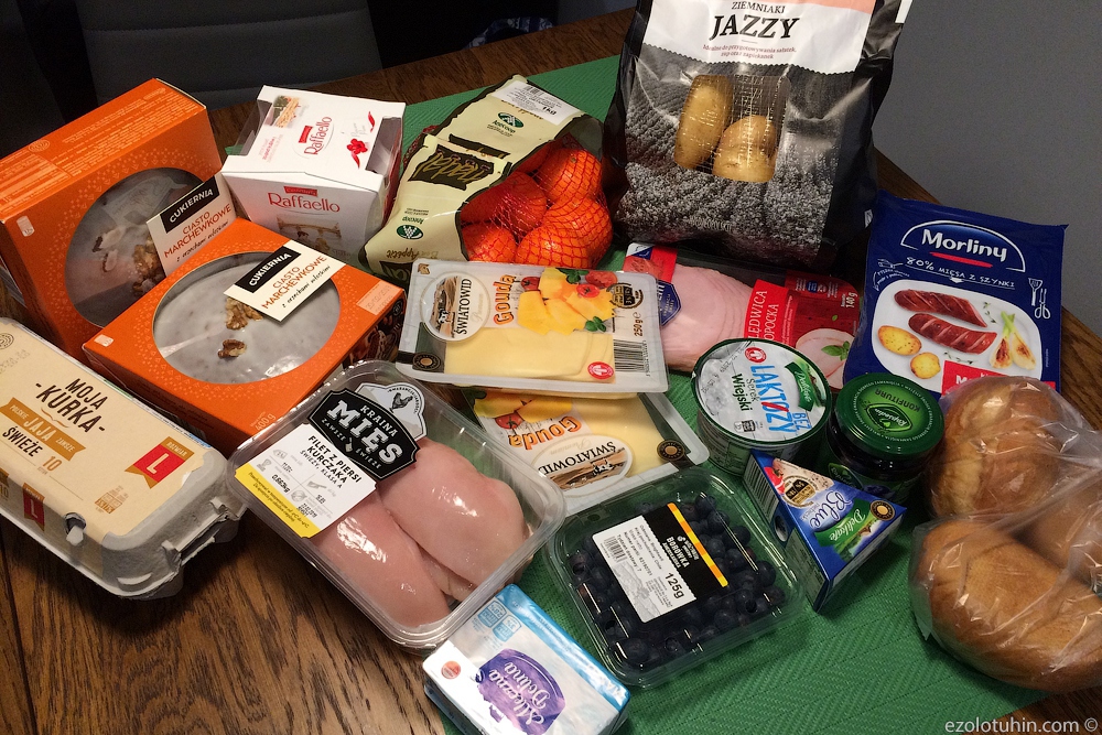Сколько стоят продукты питания в Польше в пересчете на рубли Сколько стоят продукты питания в Польше в пересчете на рубли