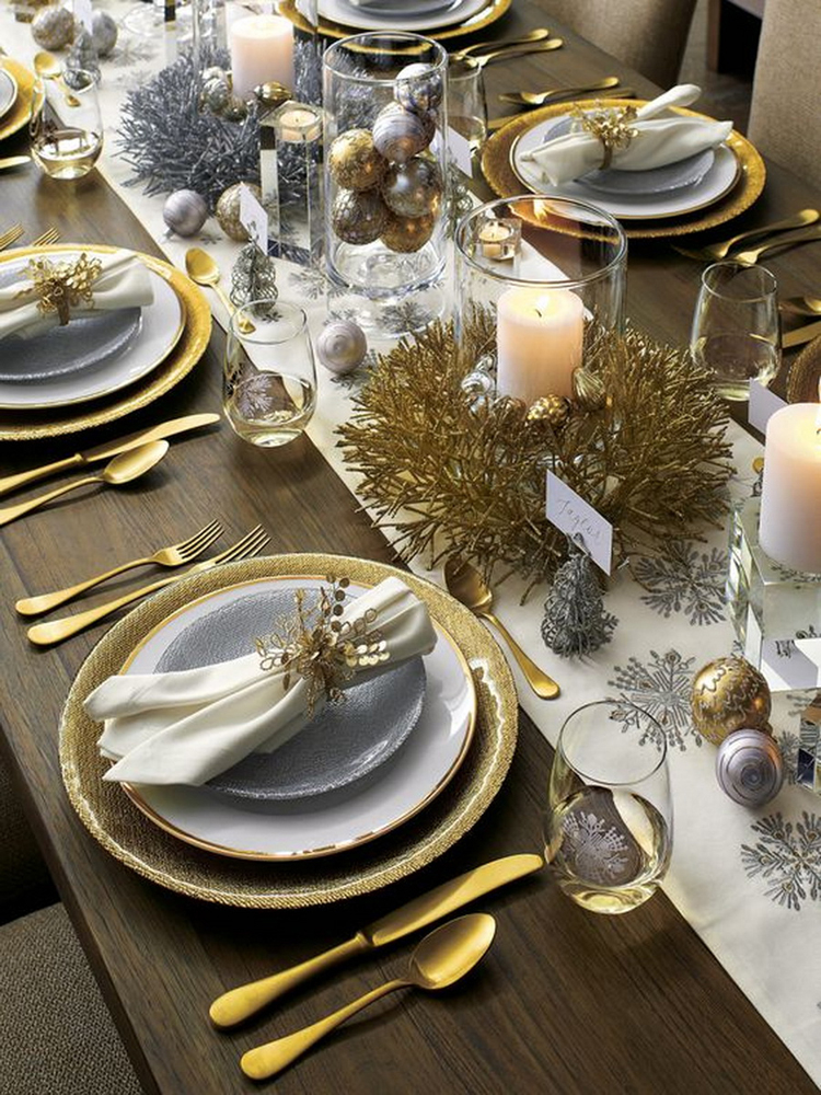 Золотой новогодний декор: 15 классных идей для дома и дачи,новогодний декор