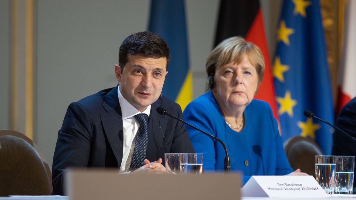 Ангела Меркель отказала Владимиру Зеленскому в поставках вооружений на Украину