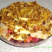 Винегрет с фруктами (мой вариант)