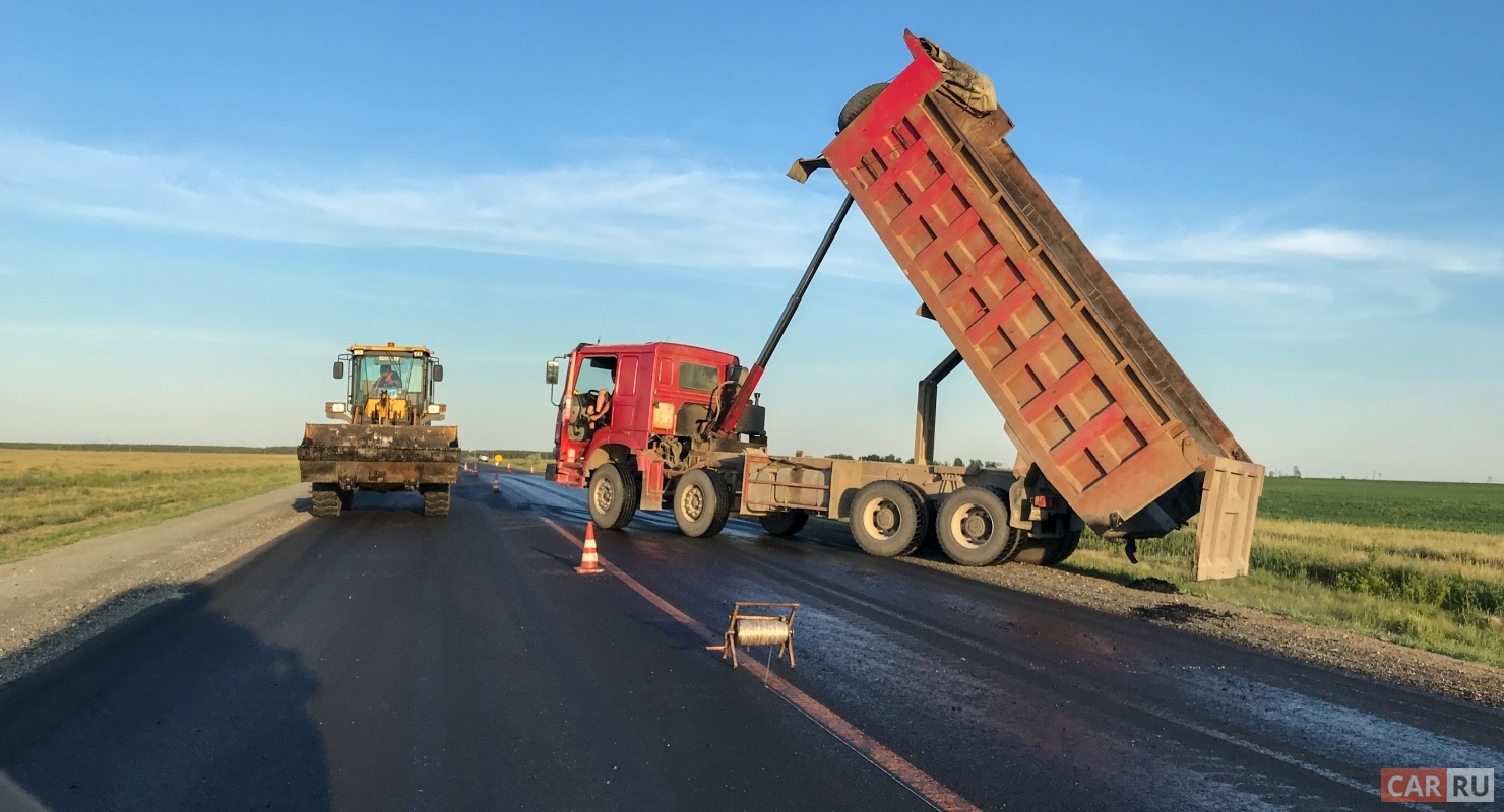 На трассе М12 укладывают экспериментальные «стальной асфальт» и «металлическую щебенку»