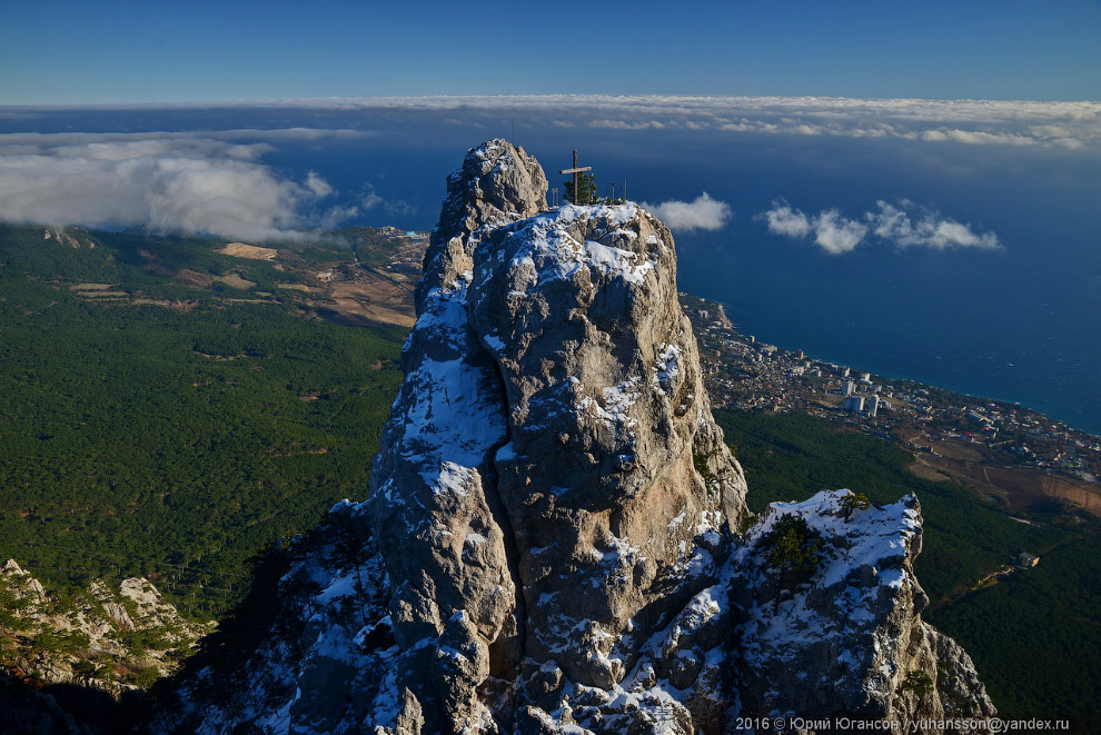 В Крыму над облаками