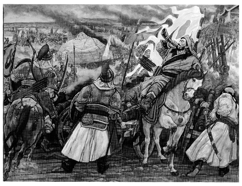 Монголия Чингис Хан. Орда Чингисхана. Разгромил войско золотоордынского хана узбека