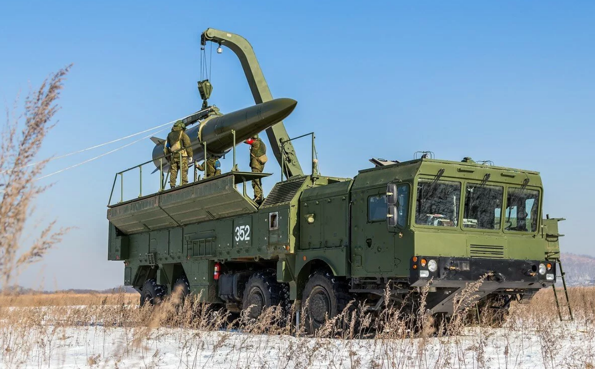 Российских оперативно-тактических ракетных комплексов (ОТРК) «Искандер». Фото из открытых источников.