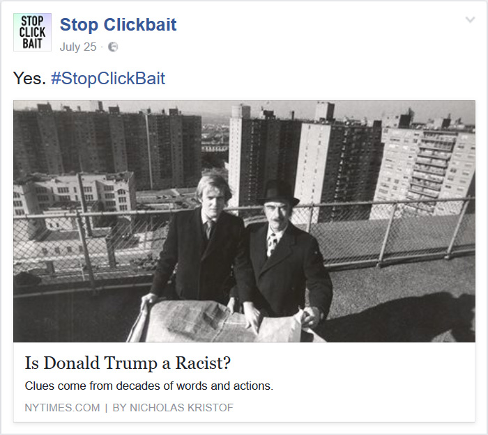 Stop Clickbait