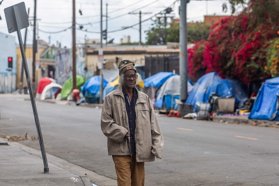    На улицах Лос-Анжделеса полно бездомных EAST NEWS