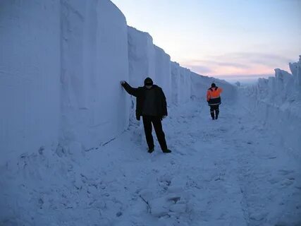 Обычная зима в Норильске.