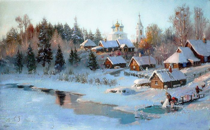 зима Владимир Жданов - 12