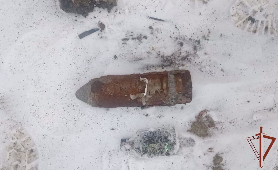 Взрывотехники Росгвардии уничтожили в Адыгее артиллерийский снаряд периода Великой Отечественной войны