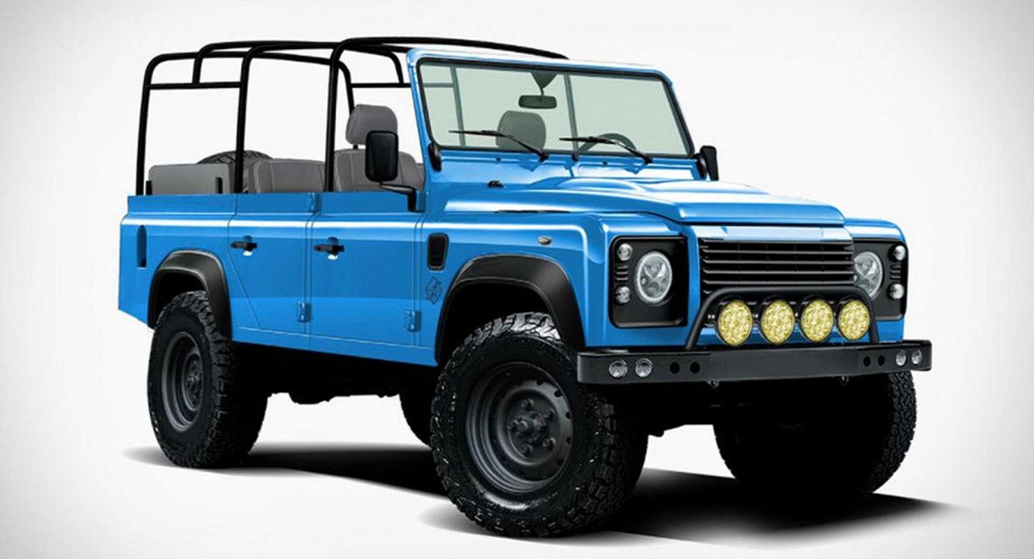 Бренд Function разработал удлиненный внедорожник Land Rover Defender на базе Jeep Wrangler