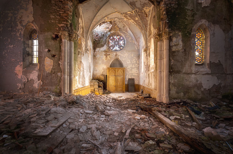 Церковь во Франции - часть школы заброшенные храмы, истории, ото