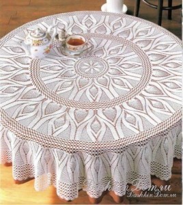 Вязаные скатерти с описанием Вязаные скатерти с описанием вязание