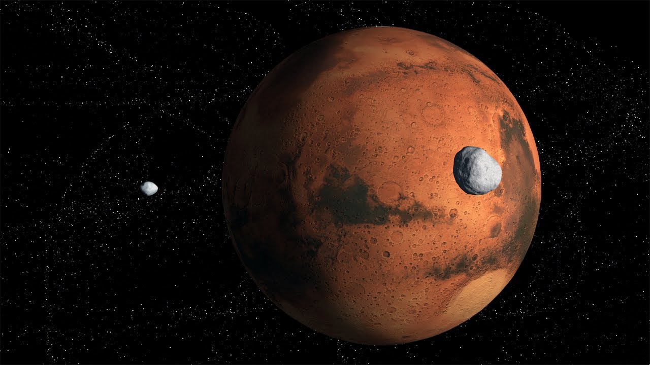 Планета Марс спутники Марса