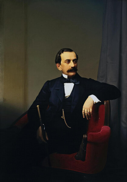 Портрет князя Николая Борисовича Юсупова. Сергей Константинович Зарянко, 1868