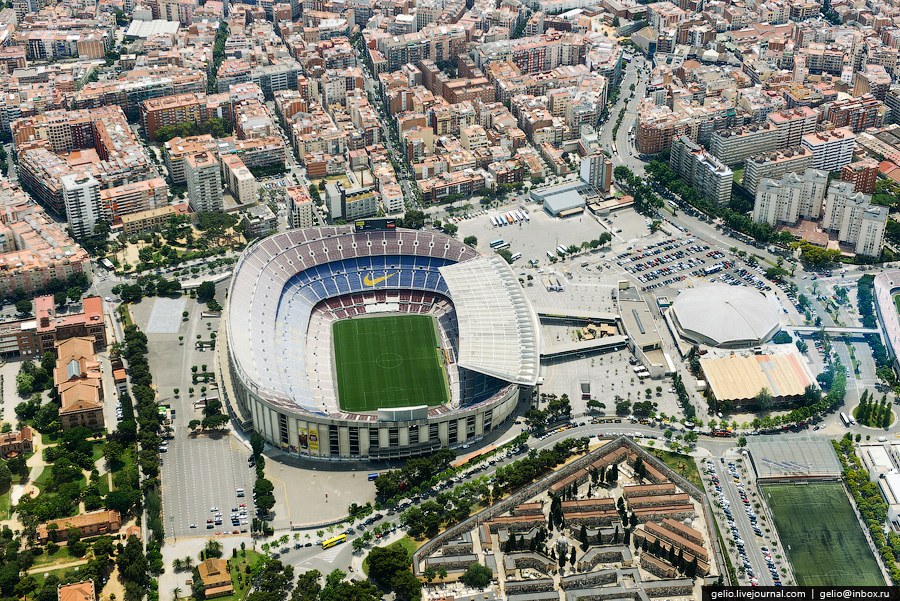 Стадион «Камп Ноу» — это самый большой стадион в Европе