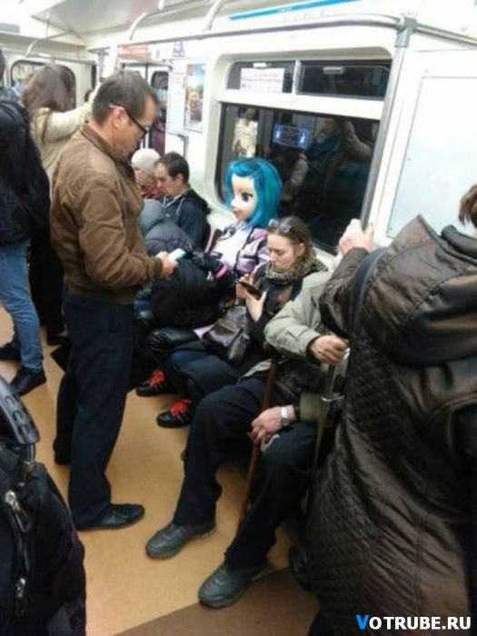 Фрики в метро Выпуск 2048 (34 фото)