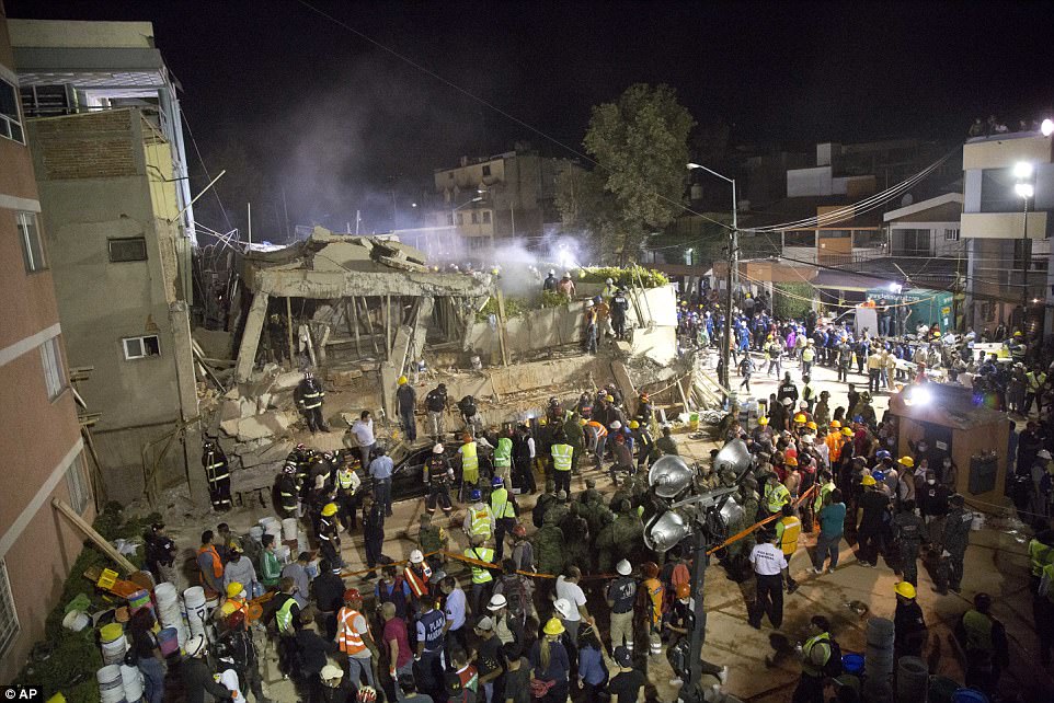 Мексика пострадала от мощнейшего землетрясения
